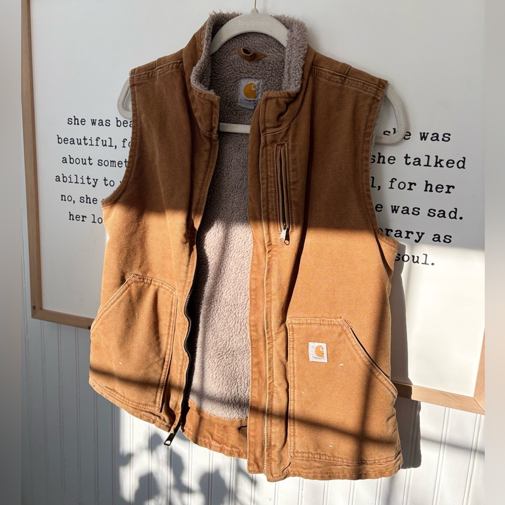 Carharrt winter fleece vest